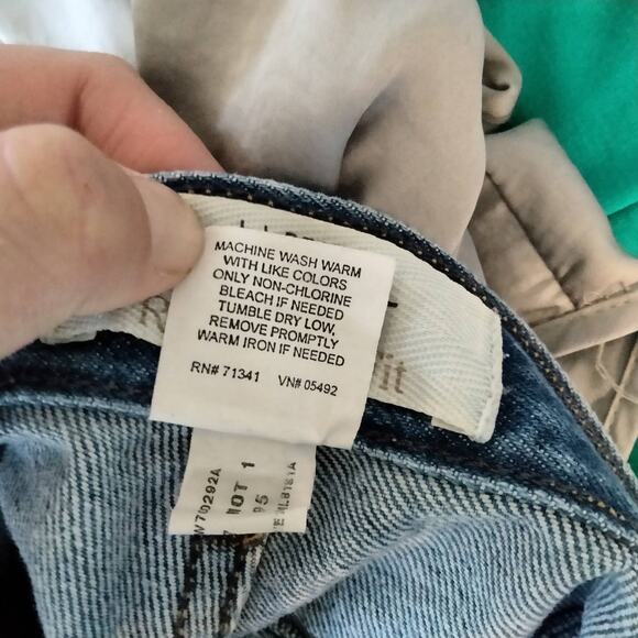 Vintage LL Bean Sz 18W 'Double L' Relaxed Fit Mom Jeans High Rise Rigid Denim - Picture 6 of 6